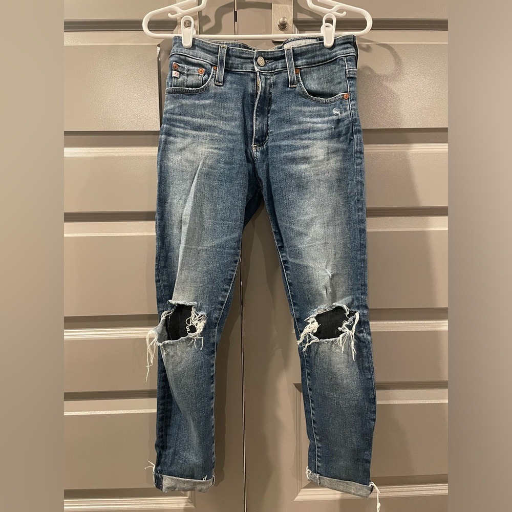 AG Farah high-rise skinny ankle